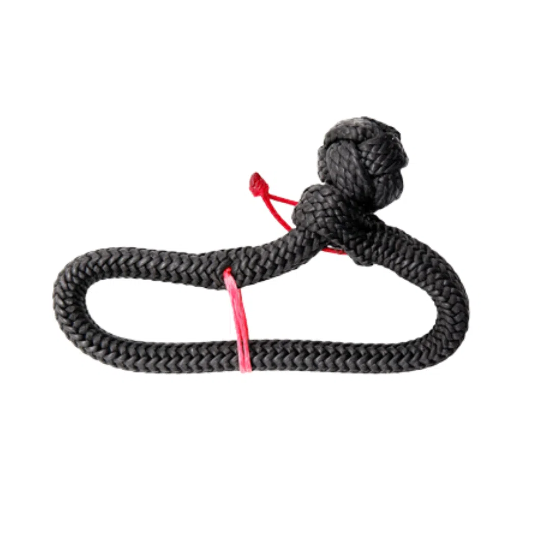 Black textile shackle