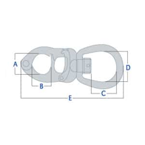 Tylaska T8 snap shackle