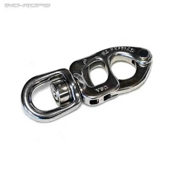 A photo of a Tylaska standard eye carabiner