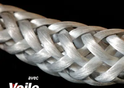 Photo d'un cordage dyneema