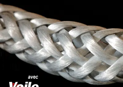 Photo d'un cordage dyneema