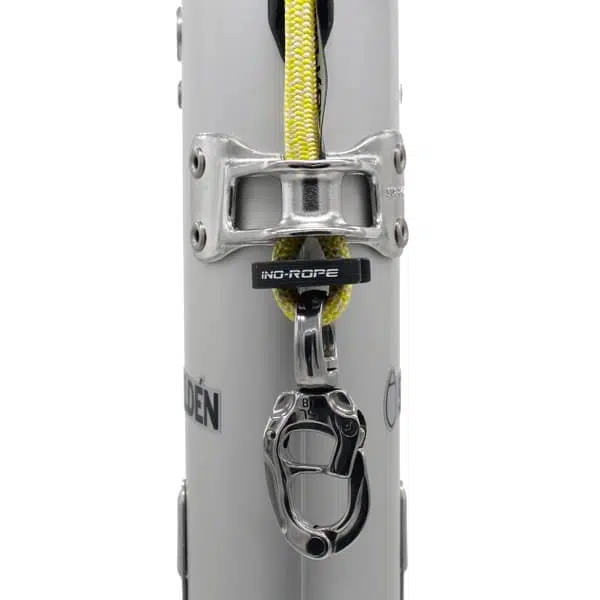 A picture of a halyard stopper by Ino-Rope