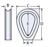 reinforced stainless steel core lug