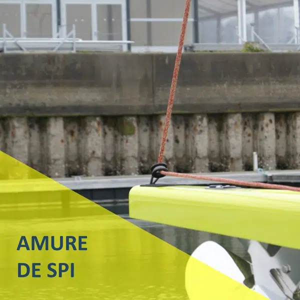 Amure de Spi prête à l'emploi Grande Croisière, âme Dyneema