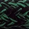 Une photo d'un cordage cyan et noir