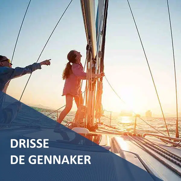 Drisse de Gennaker Premium prête à l'emploi Croisière Côtière