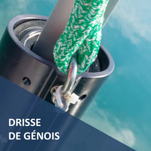 Drisse de Génois Premium prête à l'emploi Croisière Côtière