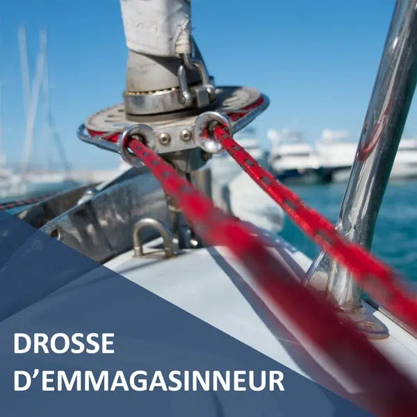 Bosse d'emmagasineur prête à l'emploi Croisière Côtière, cordage grip
