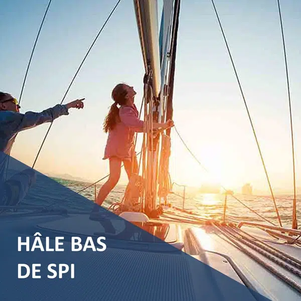 Hâle-bas de Spi prêt à l'emploi Croisière Côtière, œil épissé