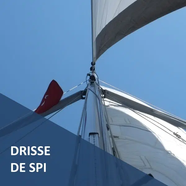 Drisse de Spi prête à l'emploi Croisière Côtière