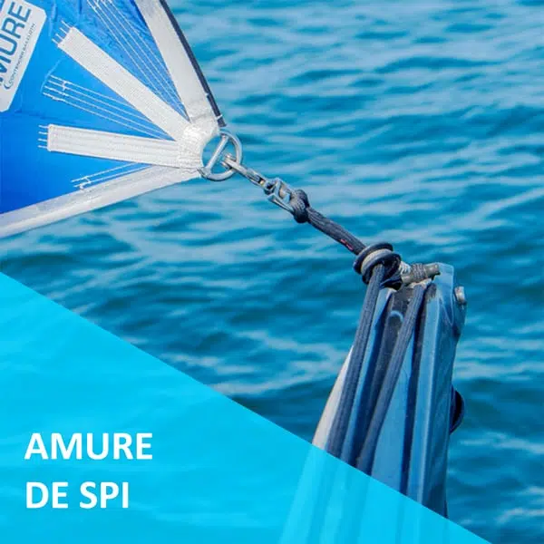 amure e spi pour spi symétrique dédié à la régate
