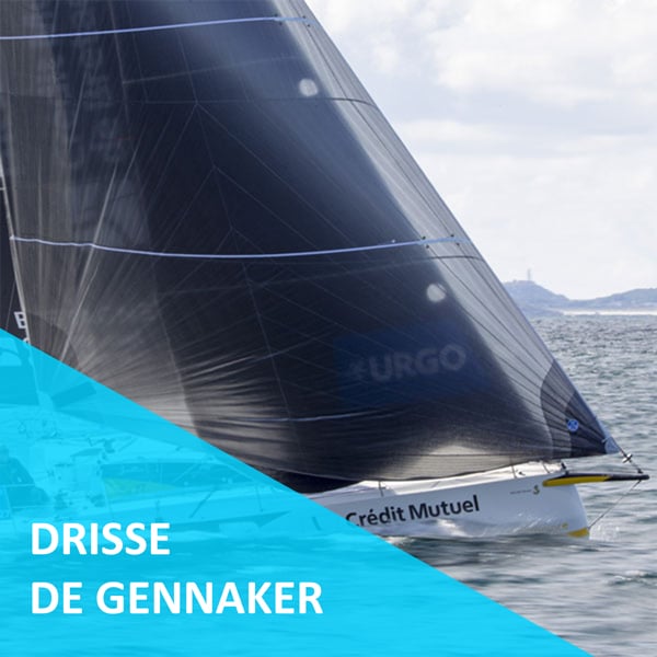 Drisse de Gennaker Standard prête à l'emploi | Régate