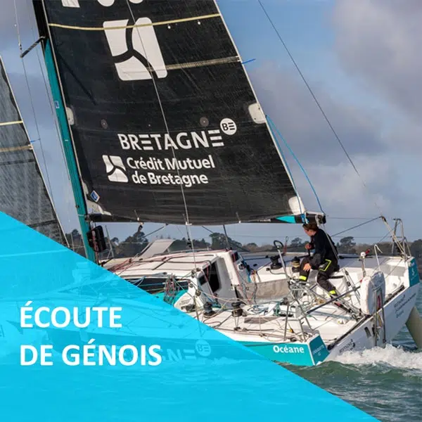 ecoute de génois pour bateaux de régate