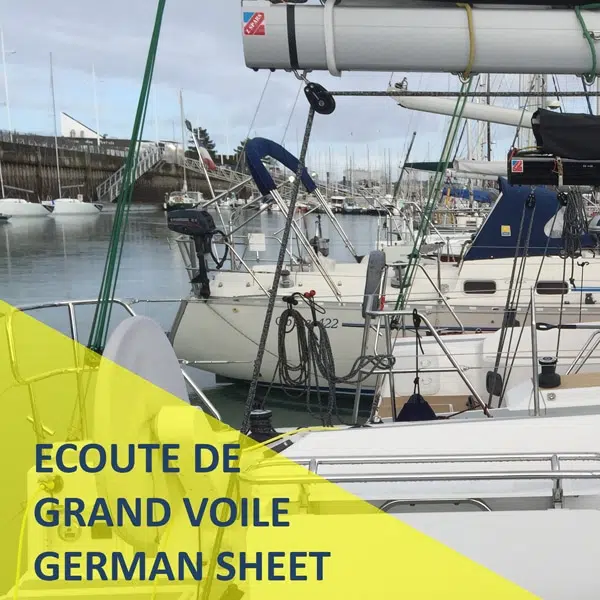 Ready-to-use german sheet mainsail traveller Grande Croisière