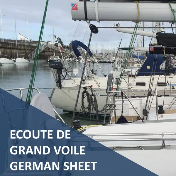 Écoute de palan de Grand-Voile german sheet prête à l'emploi Croisière Côtière