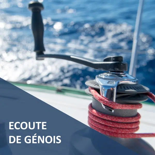 Écoute de Génois prête à l'emploi Croisière Côtière