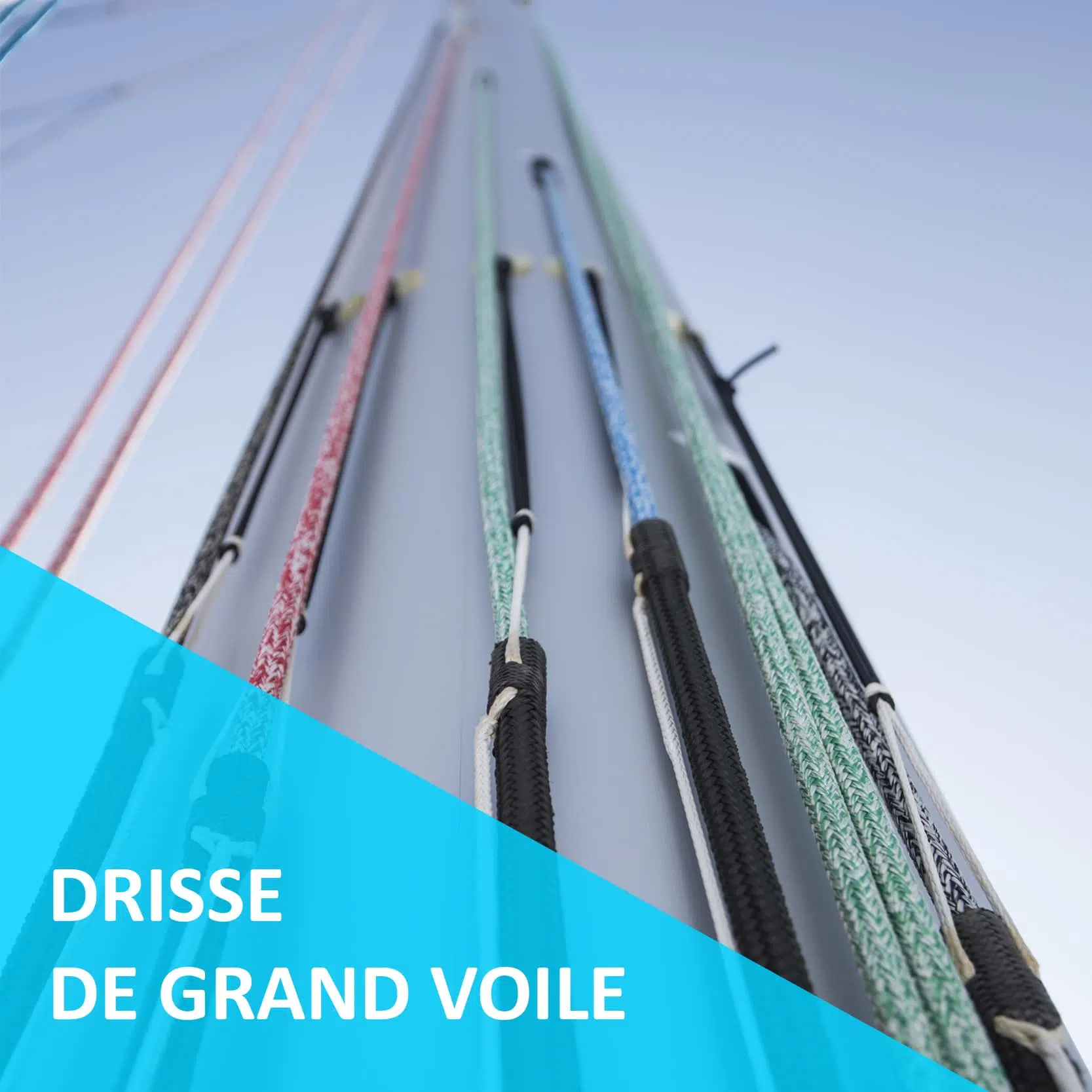 Drisse de Grand-Voile Standard prête à l'emploi Régate