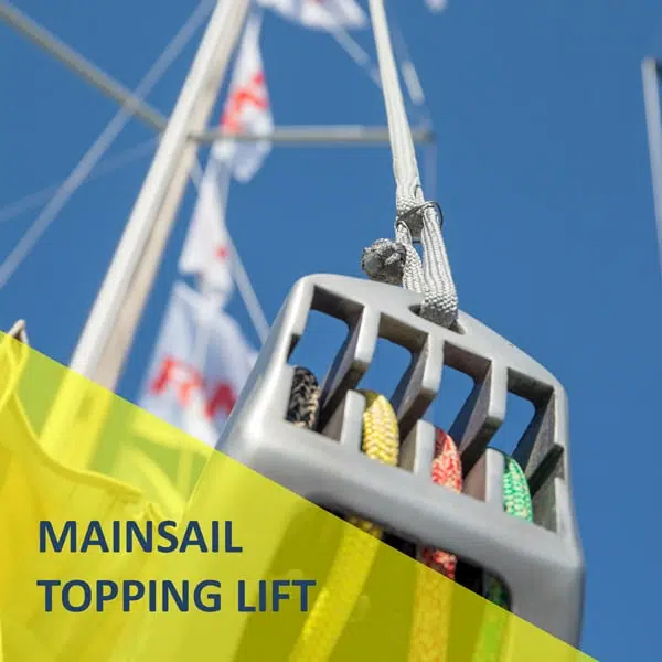 Ready-to-use mainsail topping lift Grande Croisière