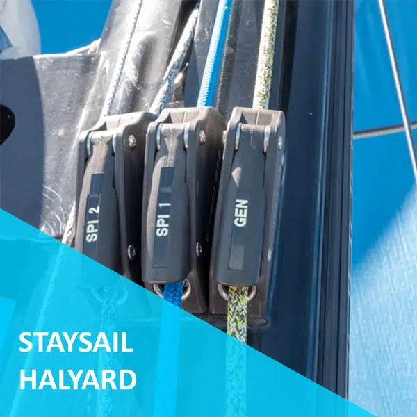 staysail halyard for racing boats
