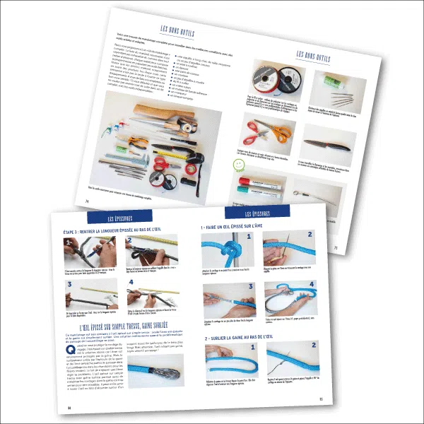 Livre tutoriel neouds et matelotage moderne Ino Rope