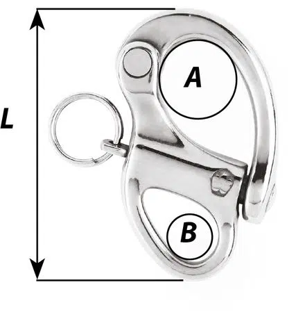 Wichard carabiner dimensions