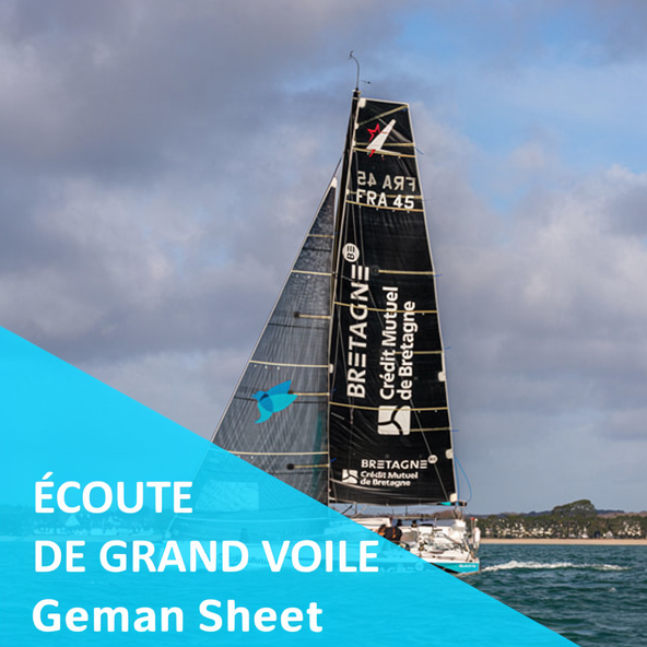 Écoute de palan de Grand-Voile german sheet prête à l’emploi | Régate/ Course au Large