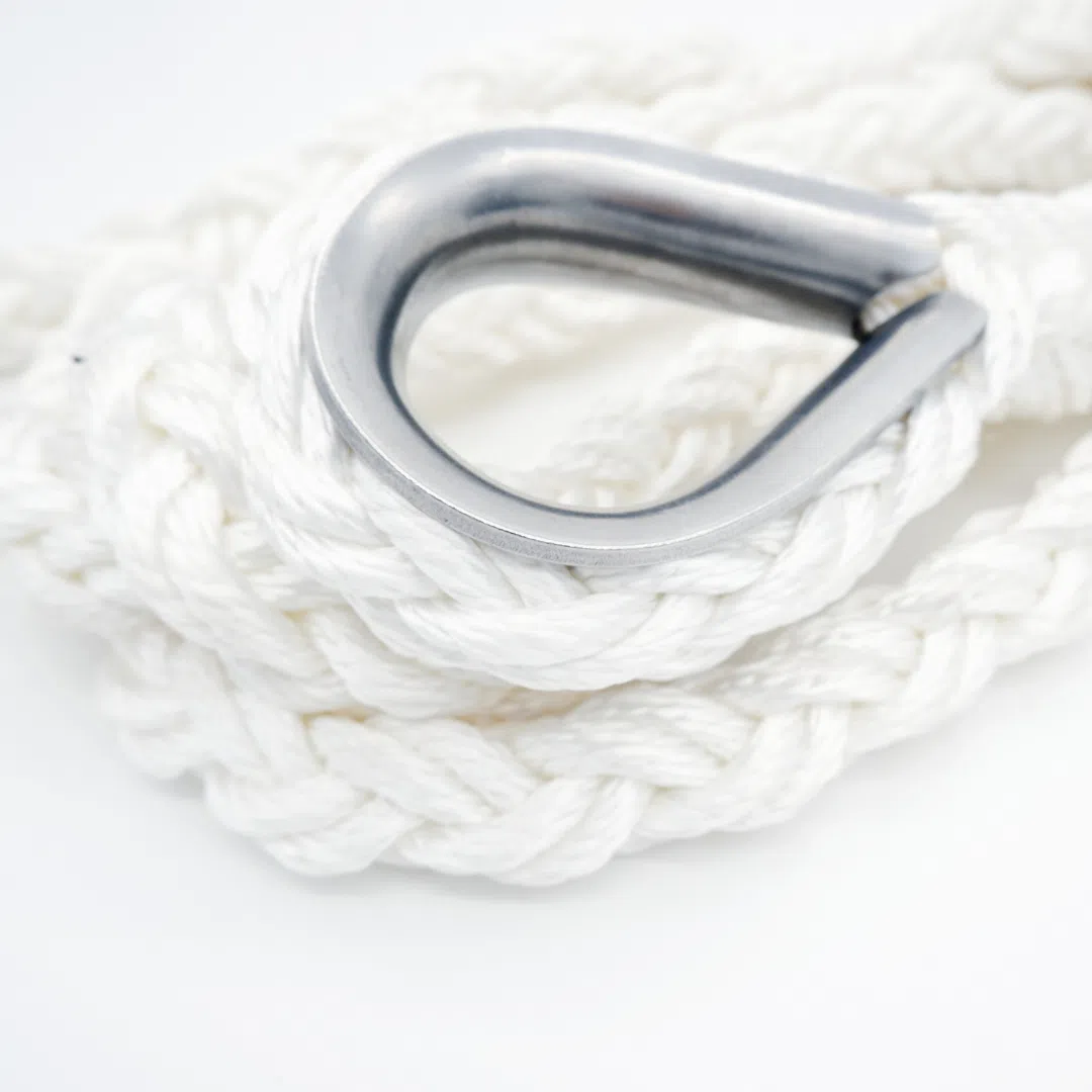 Amarre prête à l’emploi cosse inox – Polyester 8 torons | Ino-Rope