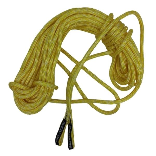 Âme Polyester | Gaine Polyester, Ø08mm, 15m, Passant-mesager, Passant-mesager, Blanc-Jaune