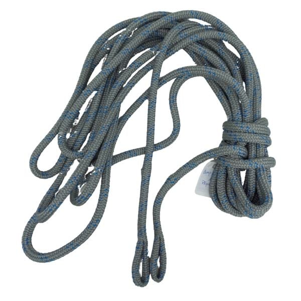 Âme Polyester | Gaine Polyester pour bosse d’emmagasineur, Ø10mm, 10m, Passant-messager renforcée, Passant-messager renforcée, Gris-Bleu