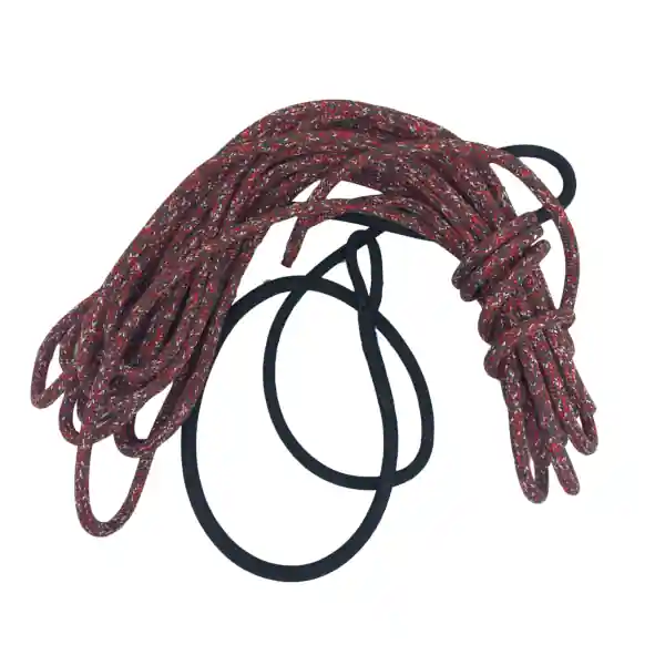 Âme Dyneema® RSK78 | gaine mixte Technora® - Dyneema® et Polyester, Ø08mm, 15m, Œil épissé gainé Dyneema, Constricteur, Rouge-Noir