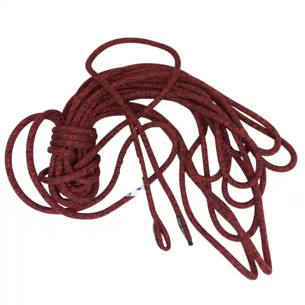 Âme Polyester | Gaine Polyester, Ø10mm, 17m, Constricteur, Passant-messager, Noir-Rouge